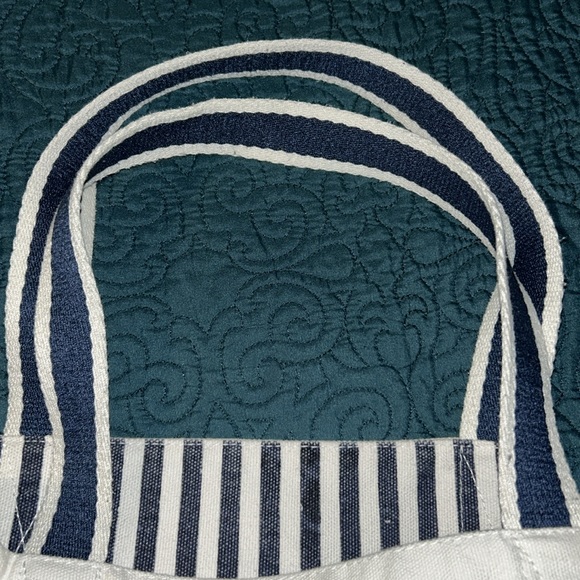 Brighton Nautical Print Canvas Tote - Picture 7 of 10